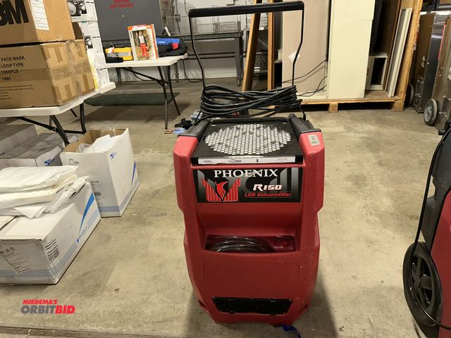 Lot 1-156 - (1) Therma-Stor Phoenix R150 LGR, portable commercial dehumidifier with digital readout, push button...