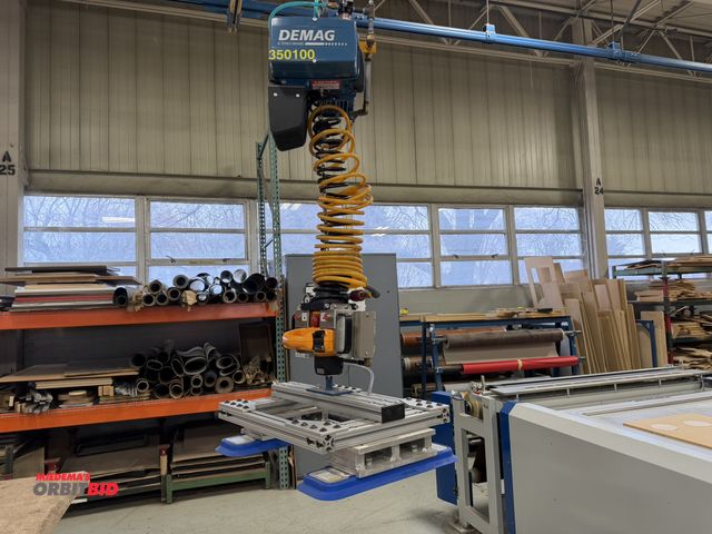 Lot 1-17288 - (1) Anver, model VM275-08-460-09, 275 lb. capacity vacuum lift unit with 450 lb. capacity vacuum suc...