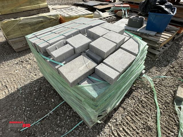 Lot 1-15841 - **REMOVED FROM AUCTION**
(1) partial skid of Glow-Block landscape block, assorted size include 7 3/4...