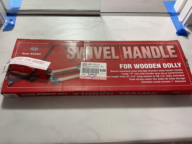 Lot 106-00050 - 1 Haul Master Swivel Handle For wooden dolly