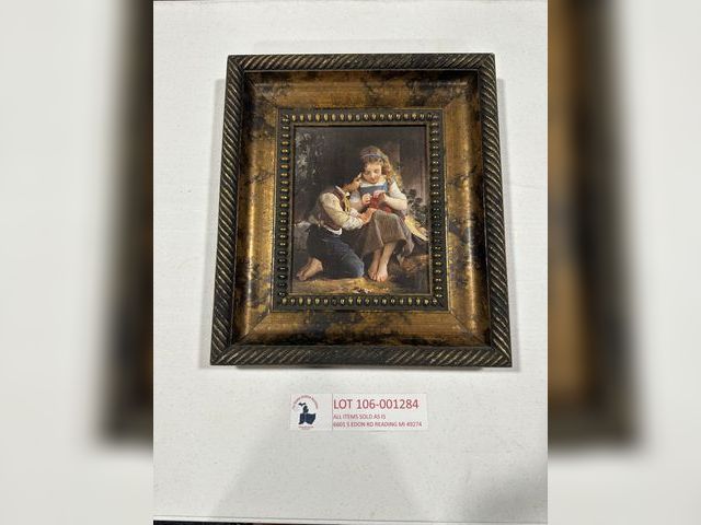 Lot 106-001284 - Framed wall decor. “A Special Moment” 16 1/4” x 14 1/2” x 2”