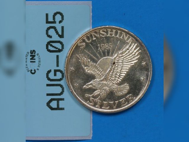 Lot 108-025 - 1oz SILVER SUNSHINE MINING 999 FINE SILVER TROY OUNCE 1985 SILVER