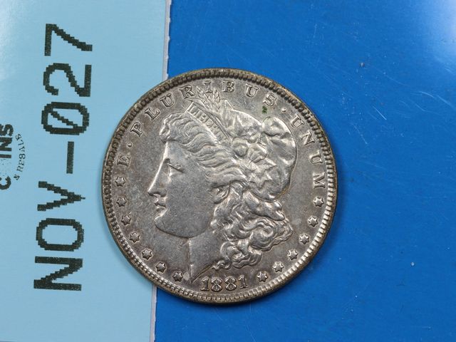 Lot 108-027 - 1881 $1 MORGAN SILVER DOLLAR EARLY US TYPE COIN