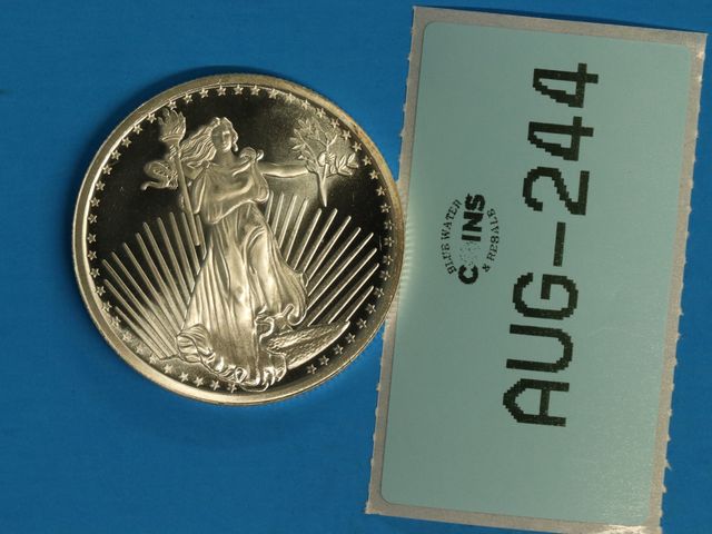 Lot 108-244 - 1oz SILVER ROUND LADY LIBERTY ONE OUNCE .999 FINE SILVER
