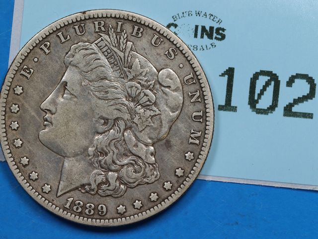 Lot 108-102 - 1889 O SILVER MORGAN DOLLAR $1 EARLY U.S TYPE COIN ONE DOLLAR