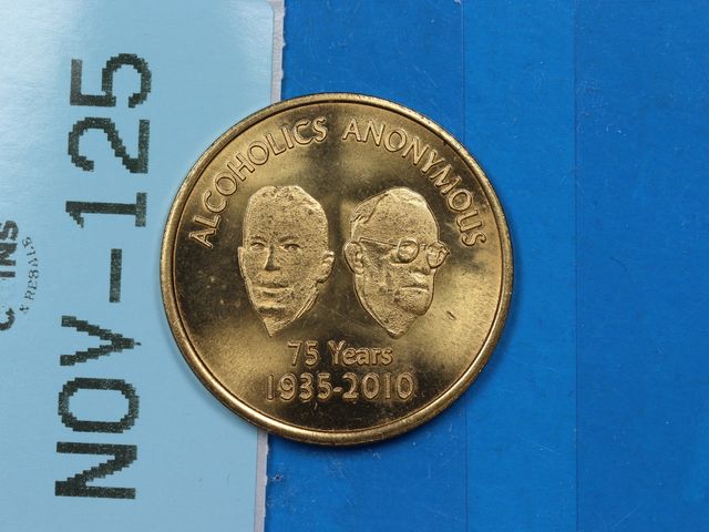 Lot 108-125 - ALCOHOLICS ANONYMOUS 75 YEARS 1935-2010 TOKEN