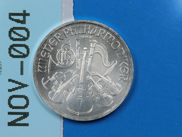 Lot 108-004 - 1oz 999 SILVER AUSTRIA PHILHARMONIC SILVER BULLION COIN