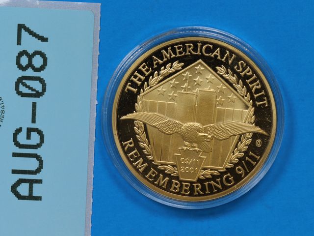 Lot 108-087 - THE AMERICAN SPIRIT REMEMBERING 9/11 FREEDOM 9/11 MEDAL OF VALOR CEREMONY DEFEND AMERICAN FREEDOM ME...