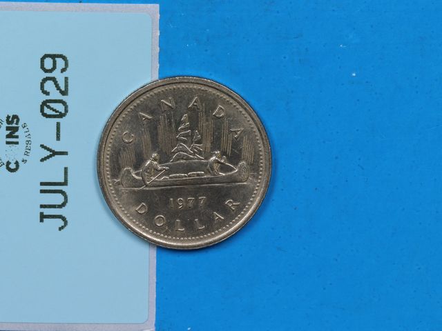 Lot 108-029 - 1977 CANADA CANOE DOLLAR WORLD COIN