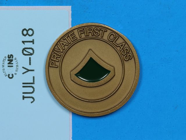 Lot 108-018 - DEPARTMENT OF THE ARMY CHALLENGE COIN PRIVATE FIRST-CLASS MEDAL TOKEN