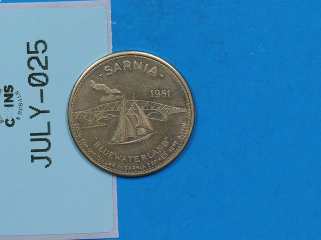 Lot 108-025 - 1981 SARNIA BLUEWATERLAND GOOD FOR $1 CANADA TRADE