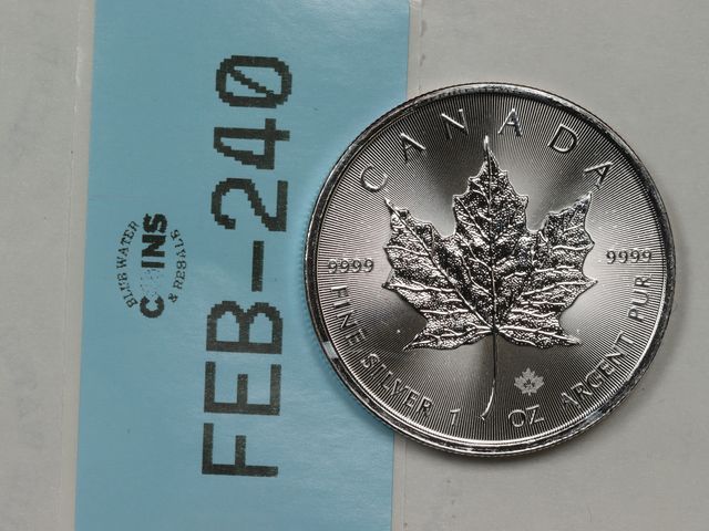 Lot 108-240 - 2023 CANADA 1oz SILVER MAPLE LEAF 9999 FINE SILVER BULLION