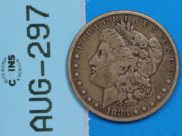 Lot 108-297 - 1883 SILVER MORGAN DOLLAR $1 EARLY U.S TYPE COIN SILVER
