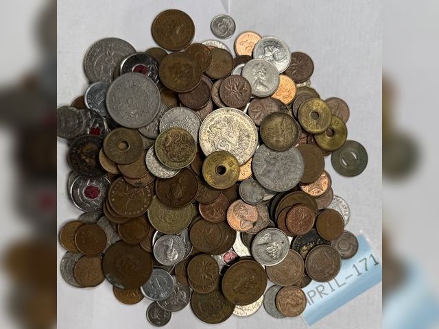 Lot 108-171 - LARGE LOT OF WORLD FOREIGN COINS VARIOUS COUNTRIES AND DENOMINATIONS