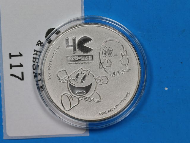 Lot 108-117 - 2020 NIUE PAC-MAN ARCADE 1oz 999 FINE SILVER BULLION
