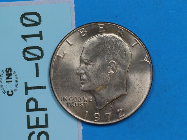 Lot 108-010 - 1972-D EISENHOWER DOLLAR IKE DOLLAR TYPE COIN ONE DOLLAR $1