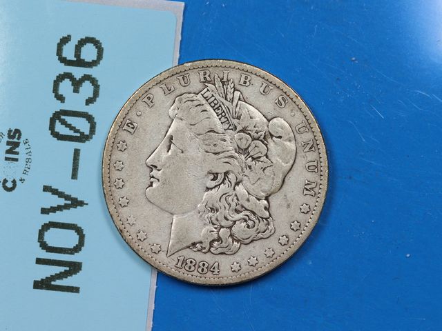 Lot 108-036 - 1884-O $1 MORGAN SILVER DOLLAR EARLY US TYPE COIN