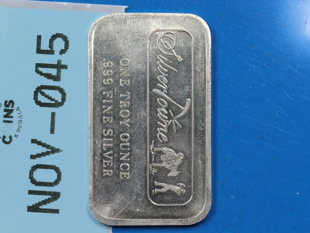 Lot 108-45 - 1oz 999 SILVER BULLION BAR SILVERTOWNE BRAND