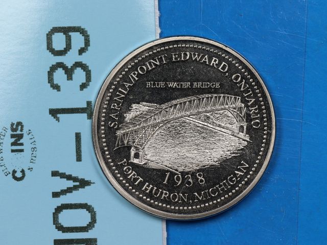 Lot 108-139 - 1999 BLUE WATER BRIDGE TOKEN PORT HURON SARNIA POINT EDWARDS
