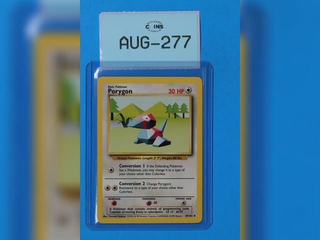 Lot 108-277 - 39/102 PORYGON 1999 POKEMON BASE SET NON HOLO PACK FRESH