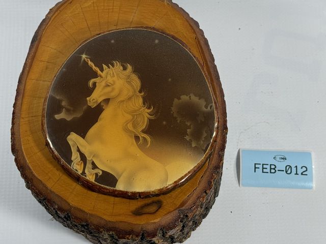 Lot 108-012 - UNICORN BOX JEWELRY/ TRINKETS TREE