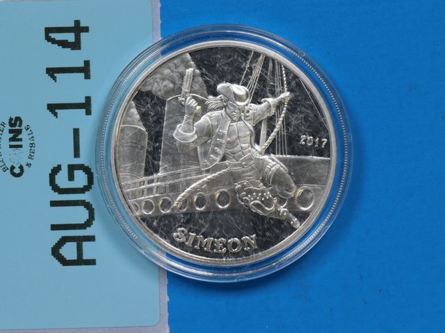 Lot 108-114 - 2017 1oz SILVER CAPTAIN SIMEON ANGELS &amp; DEMONS STEAMPUNK COLLECTION ONE OUNCE ROUND SILVER .999 ...