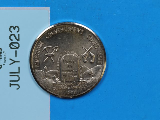 Lot 108-023 - 1974 TOMBSTONE ARIZONA COMMEMORATIVE SERIES ISSUE TOKEN MINERS