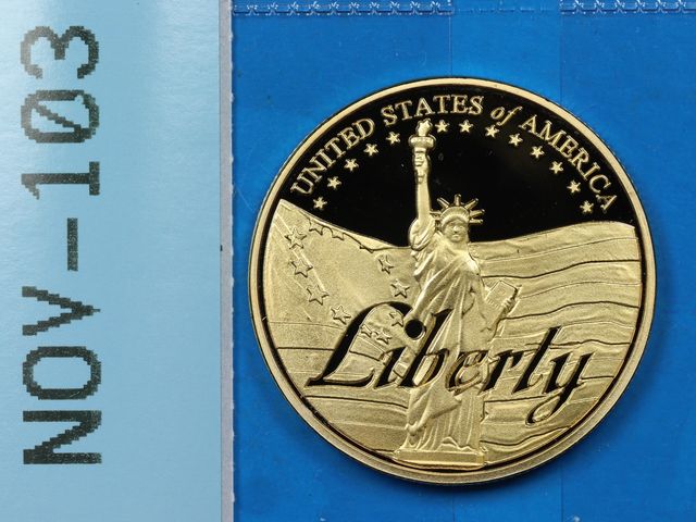 Lot 108-103 - STATUE OF LIBERTY NOVELTY COIN PROOF