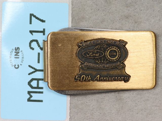 Lot 108-217 - FORD MOTOR COMPANY UAW 50TH ANNIVERSARY APPRENTICE PROGRAM MONEY CLIP