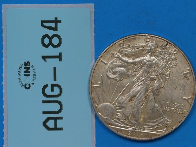 Lot 108-184 - 2017 SILVER $1 AMERICAN EAGLE 1oz SILVER ONE OUNCE SILVER