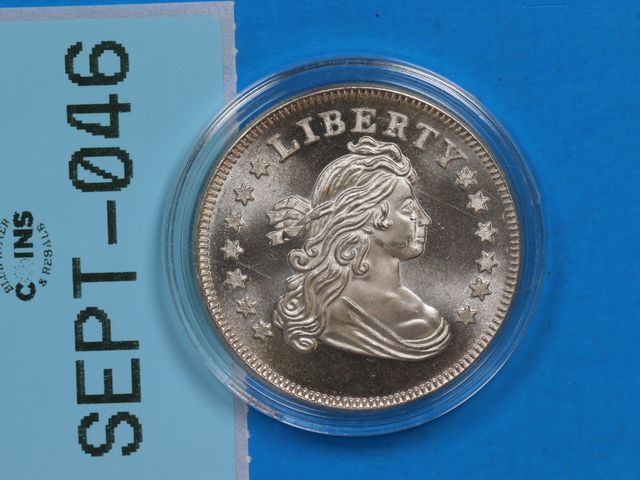 Lot 108-046 - 1oz SILVER LIBERTY ONE TROY OUNCE SILVER 999 FINE SILVER ROUND