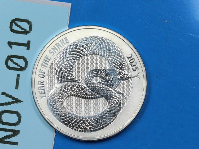 Lot 108-010 - 1oz 999 SILVER BULLION YEAR OF THE SNAKE 2025 LUNAR YEAR