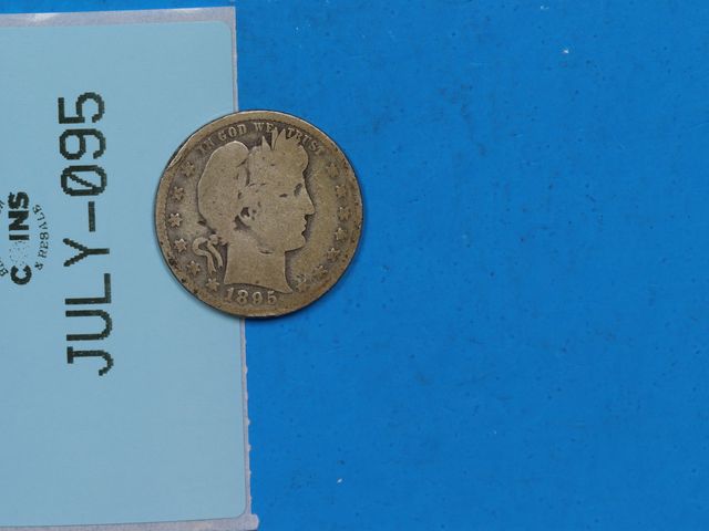Lot 108-095 - 1895-O 25c BARBER SILVER QUARTER DOLLAR US TYPE COIN