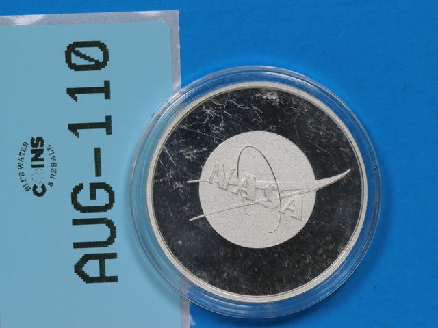 Lot 108-110 - 1oz SILVER NASA 2022 NATIONAL AERONAUTICS &amp; SPACE ADMINISTRATION ONE OUNCE FINE SILVER 999 $10 C...