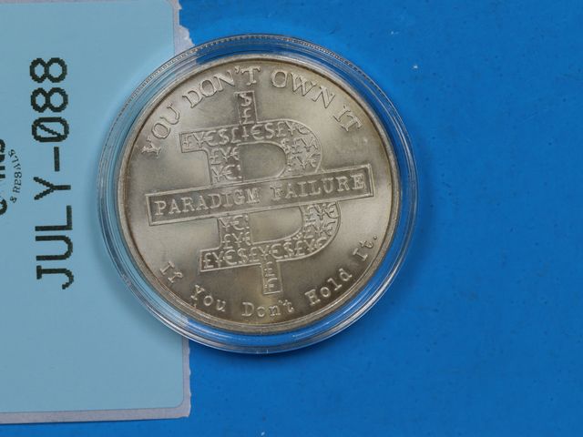 Lot 108-088 - 2014 1oz 999 SILVER BITCOIN SILVER SHIELD SILVER COIN