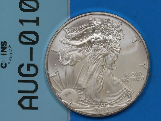 Lot 108-010 - 2012 AMERICAN SILVER EAGLE ONE OUNCE SILVER $1 DOLLAR