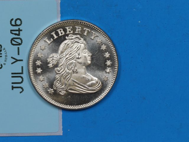 Lot 108-046 - 1oz FINE SILVER LIBERTY BUST USA DESGIN BULLION ROUND