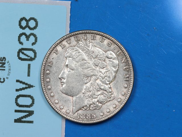 Lot 108-038 - 1885 $1 MORGAN SILVER DOLLAR EARLY US TYPE COIN