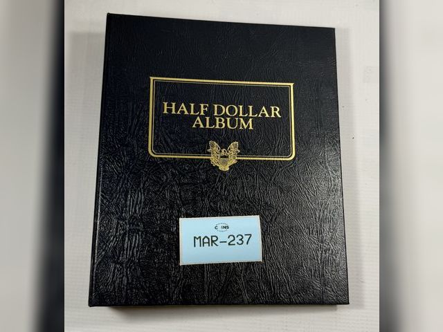 Lot 108-237 - HALF DOLLAR ALBUM (EMPTY) WHITMAN BLUE BOOK COLLECTOR COINS