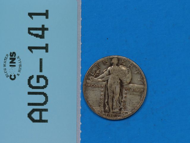 Lot 108-141 - 1927 SILVER STANDING LIBERTY QUARTER 25C EARLY U.S TYPE COIN