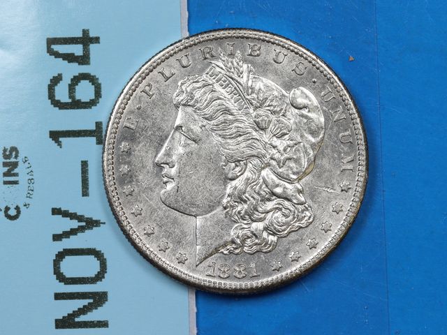 Lot 108-164 - 1881-S $1 MORGAN SILVER DOLLAR SAN FRANCISCO MINT EARLY US TYPE COIN