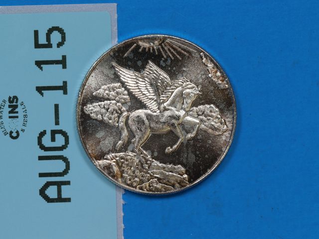 Lot 108-115 - 1oz SILVER ROUND UNICORN .999 FINE SILVER COIN PALACE TOO SILVER TRADE UNIT 31.1 GRAMS SILVER ONE OU...