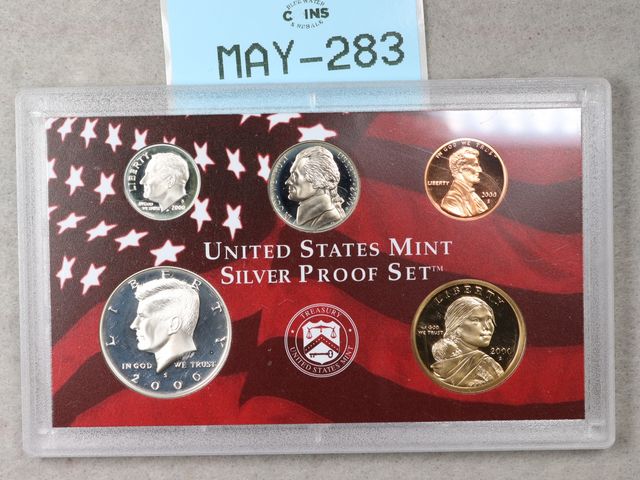 Lot 108-283 - 2000 U.S MINT SILVER PROOF SET (NO BOX)
