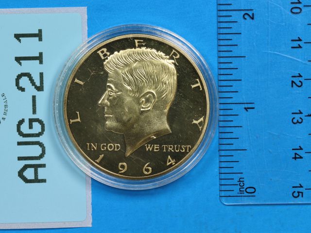 Lot 108-211 - 1964 1oz FINE CLAD KENNEDY HALF DOLLAR