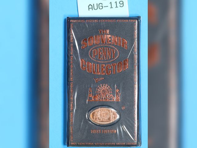 Lot 108-119 - THE SOUVENIR PENNY COLLECTOR FIRST EDITION FLAT ELONGATED COINS COLLECTION HOLDER PRESSED SMASHED NE...