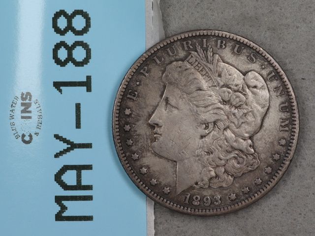 Lot 108-188 - 1893 CC SILVER MORGAN DOLLAR EARLY U.S TYPE COIN