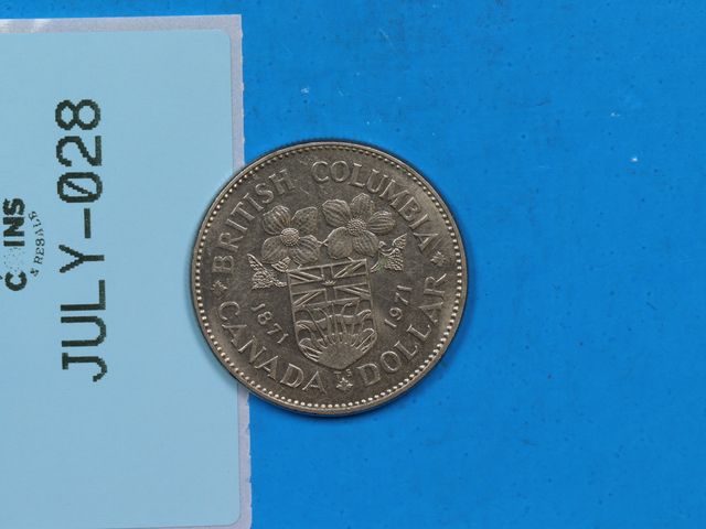 Lot 108-028 - 1971 BRITISH COLUMBIA CANADA DOLLAR