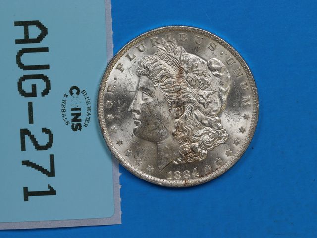 Lot 108-271 - 1884-O SILVER MORGAN DOLLAR $1 EARLY U.S. TYPE COIN SILVER