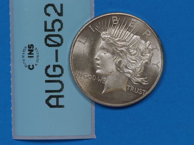 Lot 108-052 - 1oz SILVER PEACE .999 FINE SILVER ONE TORY OZ SILVER