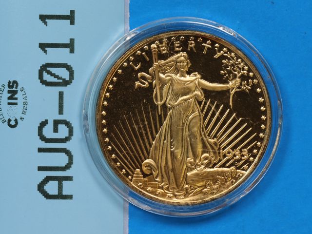 Lot 108-011 - 1933 REPLICA $20 GOLD EAGLE LIBERTY